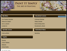 Tablet Screenshot of paintitsimply.com
